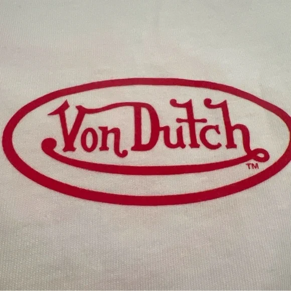 Von Dutch Men’s Snake Graphic Long Sleeve Tee in White |LIMITED EDITION! NEW/NWT - Picture 6 of 10